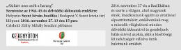 Megemlékezések