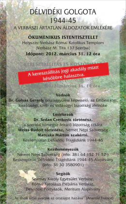 Megemlékezések